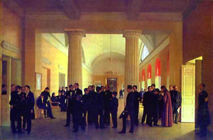 Sergey Zaryanko In The Hall Of The Law College china oil painting image